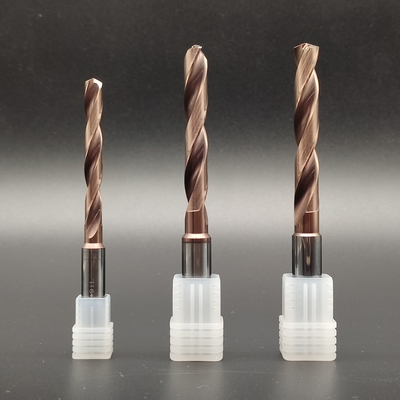 Líquido refrigerante Fed Drill Bits das ferramentas de perfuração 2 dos bocados de broca do carboneto do Gw