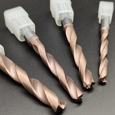 Líquido refrigerante de Fed Drilling Bits 2 do líquido refrigerante dos bocados de broca do carboneto do Gw com revestimento