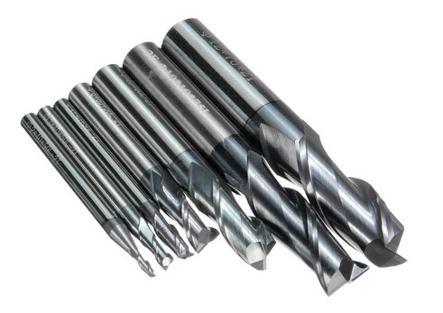 Bocados de alumínio do cortador de trituração do carboneto contínuo 3 moinhos de extremidade do elevado desempenho das flautas