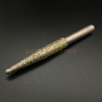 Moinho de extremidade do carboneto cimentado que solda Diamond Stone Engraving Cutter Tools
